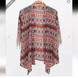 🌟 BKE southwestern cardigan size small